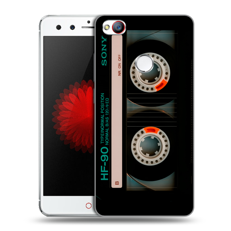 Пластиковый чехол на ZTE Nubia Z11 Mini с принтом Кассета Пластиковый чехол на ZTE Nubia Z11 Mini с принтом Кассета