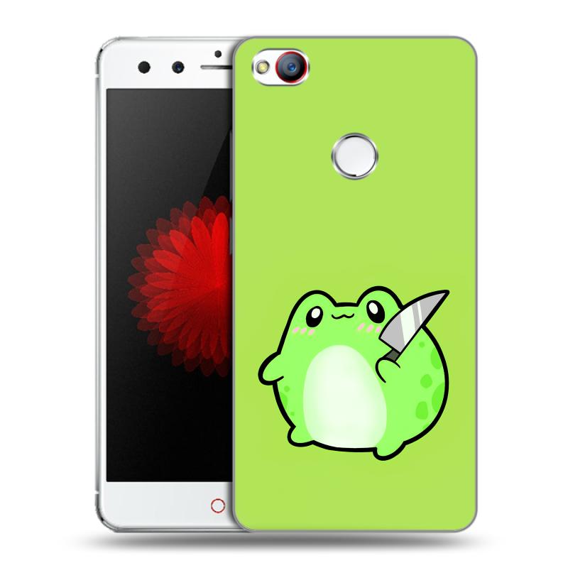 Силиконовый чехол на ZTE Nubia Z11 Mini с принтом Лягушенок Силиконовый чехол на ZTE Nubia Z11 Mini с принтом Лягушенок