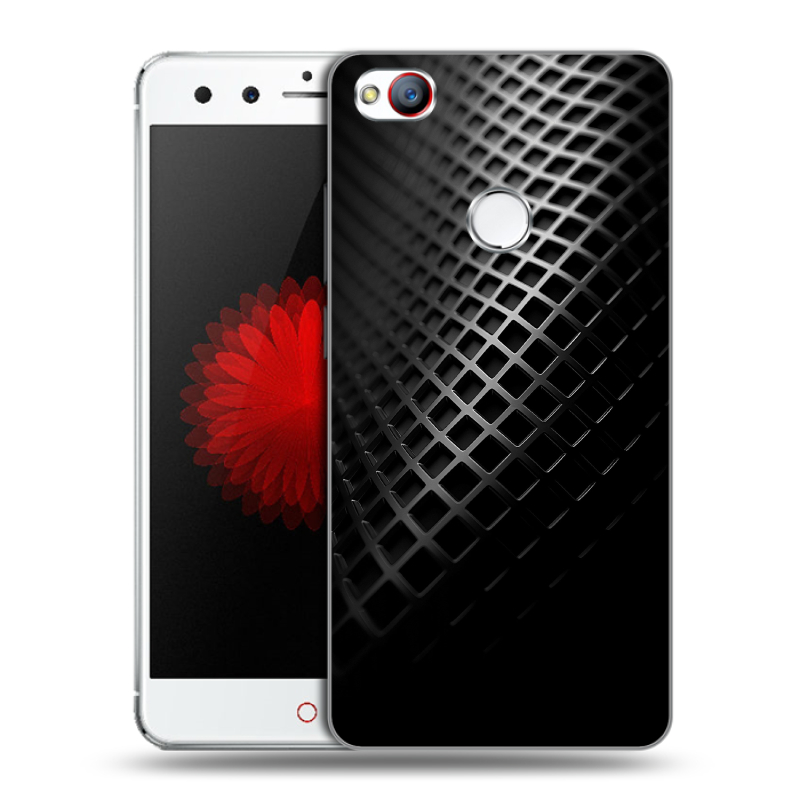 Силиконовый чехол на ZTE Nubia Z11 Mini с принтом Текстура металла Силиконовый чехол на ZTE Nubia Z11 Mini с принтом Текстура металла