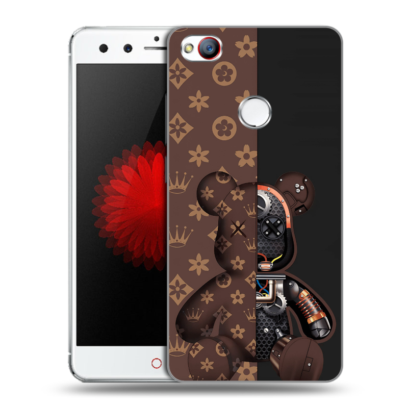 Силиконовый чехол на ZTE Nubia Z11 Mini с принтом Луи робот Силиконовый чехол на ZTE Nubia Z11 Mini с принтом Луи робот