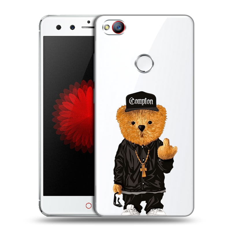 Силиконовый чехол на ZTE Nubia Z11 Mini с принтом Плюшевый медведь Силиконовый чехол на ZTE Nubia Z11 Mini с принтом Плюшевый медведь
