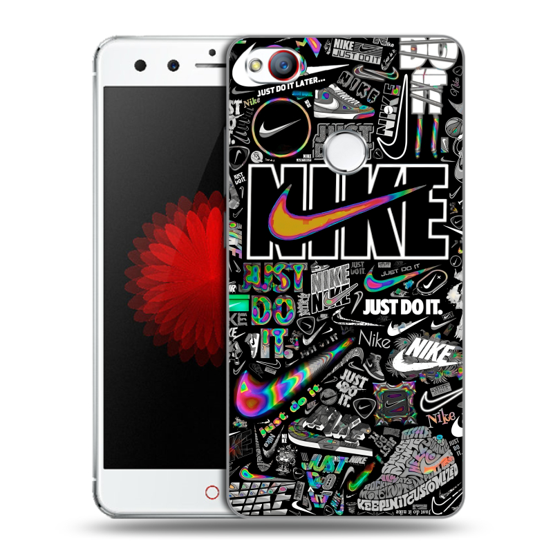 Силиконовый чехол на ZTE Nubia Z11 Mini с принтом Найк Силиконовый чехол на ZTE Nubia Z11 Mini с принтом Найк