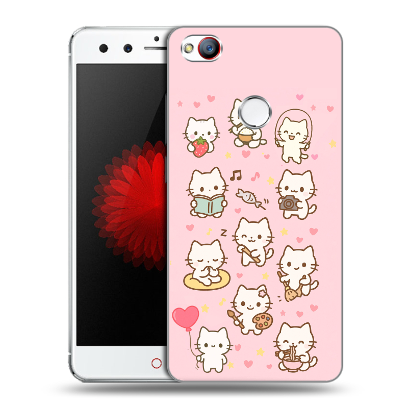 Пластиковый чехол на ZTE Nubia Z11 Mini с принтом Hello Kitty Хелоу Кити Пластиковый чехол на ZTE Nubia Z11 Mini с принтом Hello Kitty Хелоу Кити
