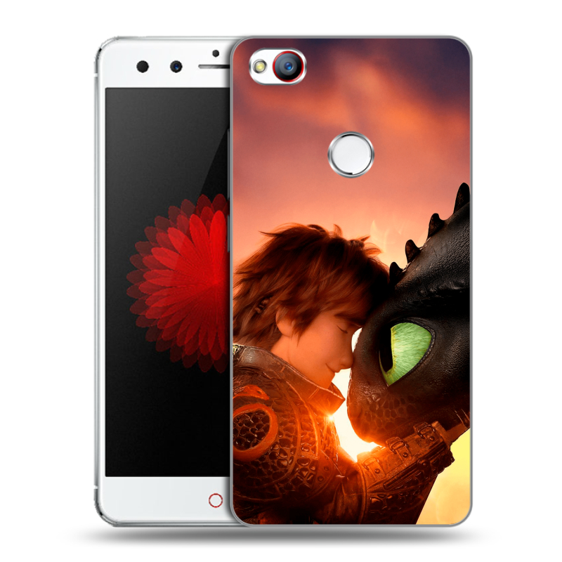 Пластиковый чехол на ZTE Nubia Z11 Mini с принтом Как приручить дракона Пластиковый чехол на ZTE Nubia Z11 Mini с принтом Как приручить дракона
