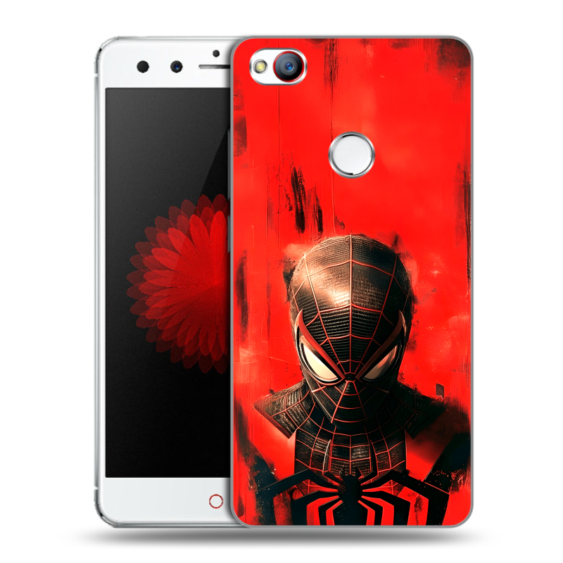 Силиконовый чехол на ZTE Nubia Z11 Mini с принтом человек паук spiderman Силиконовый чехол на ZTE Nubia Z11 Mini с принтом человек паук spiderman