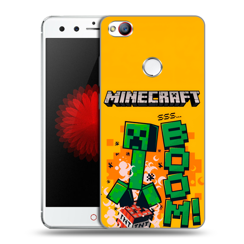 Пластиковый чехол на ZTE Nubia Z11 Mini с принтом Майнкрафт Minecraft Пластиковый чехол на ZTE Nubia Z11 Mini с принтом Майнкрафт Minecraft