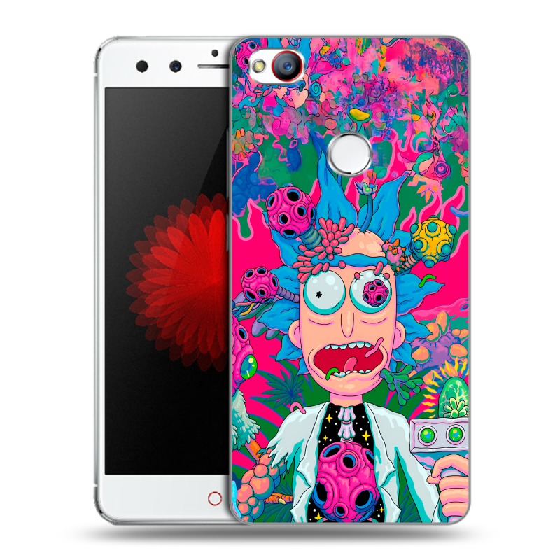 Пластиковый чехол на ZTE Nubia Z11 Mini с принтом Рик и Морти Rick Morty Пластиковый чехол на ZTE Nubia Z11 Mini с принтом Рик и Морти Rick Morty