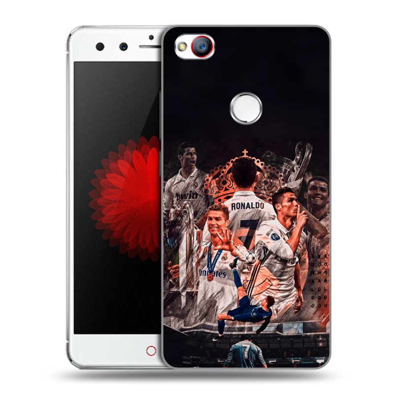 Силиконовый чехол на ZTE Nubia Z11 Mini с принтом Реал Роналдо Real Ronaldo Силиконовый чехол на ZTE Nubia Z11 Mini с принтом Реал Роналдо Real Ronaldo
