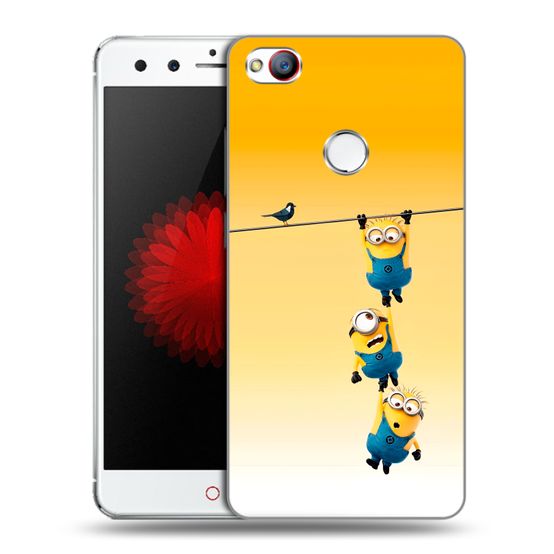 Силиконовый чехол на ZTE Nubia Z11 Mini с принтом Миньоны Силиконовый чехол на ZTE Nubia Z11 Mini с принтом Миньоны