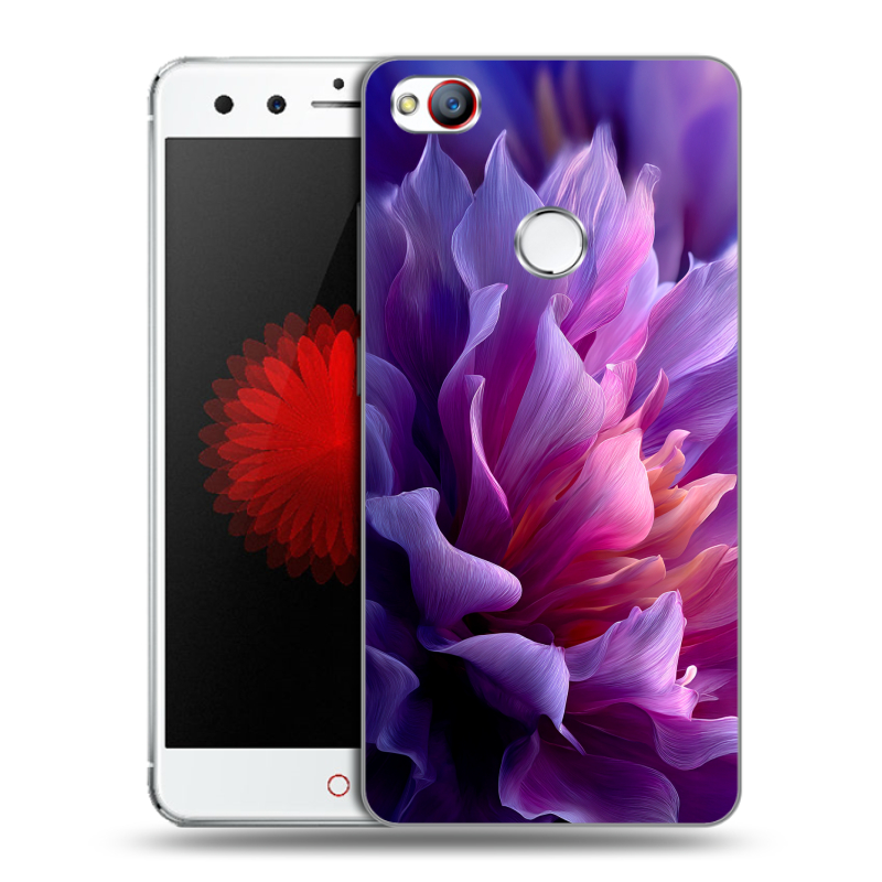 Пластиковый чехол на ZTE Nubia Z11 Mini с принтом женский цветы Пластиковый чехол на ZTE Nubia Z11 Mini с принтом женский цветы
