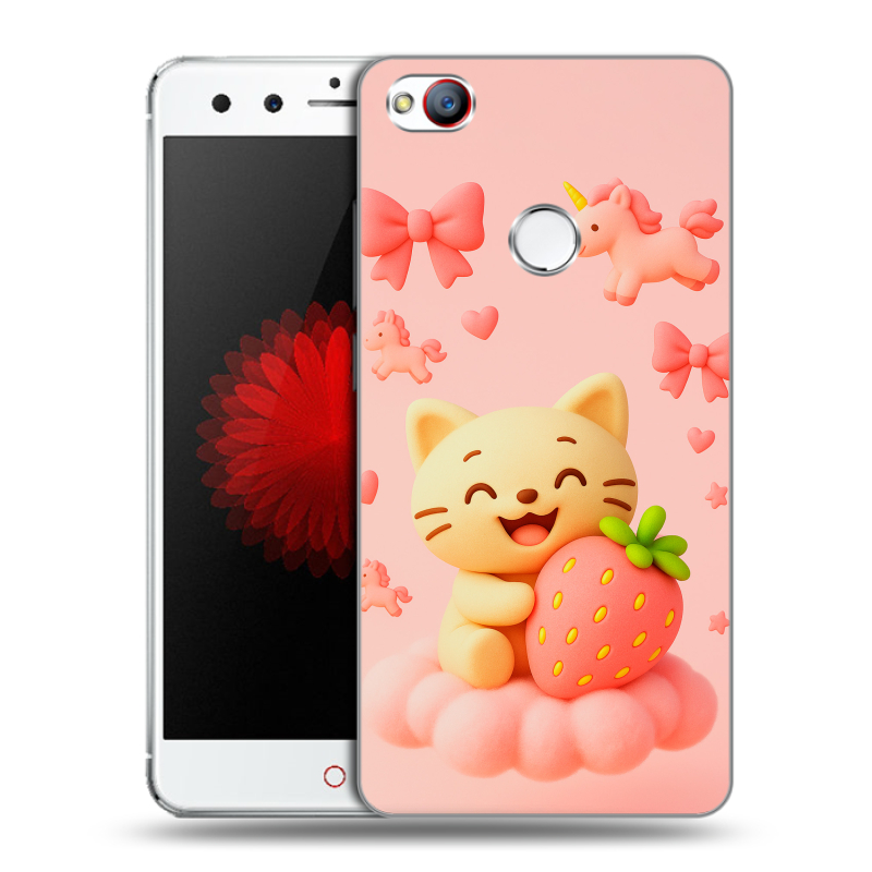 Пластиковый чехол на ZTE Nubia Z11 Mini с принтом для девочек Пластиковый чехол на ZTE Nubia Z11 Mini с принтом для девочек