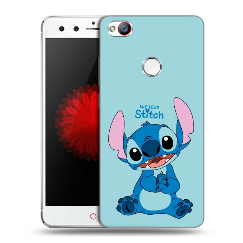 Пластиковый чехол на ZTE Nubia Z11 Mini с принтом Лило и Стич Пластиковый чехол на ZTE Nubia Z11 Mini с принтом Лило и Стич
