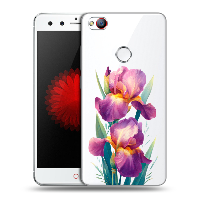 Силиконовый чехол на ZTE Nubia Z11 Mini с принтом Цветы орхидеи Силиконовый чехол на ZTE Nubia Z11 Mini с принтом Цветы орхидеи