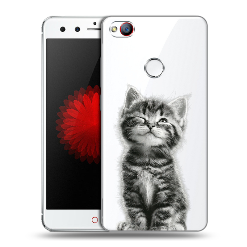 Силиконовый чехол на ZTE Nubia Z11 Mini с принтом Котенок Силиконовый чехол на ZTE Nubia Z11 Mini с принтом Котенок