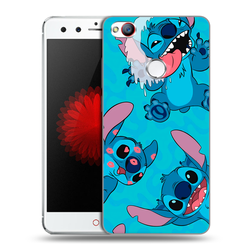 Пластиковый чехол на ZTE Nubia Z11 Mini с принтом Лило и Стич Пластиковый чехол на ZTE Nubia Z11 Mini с принтом Лило и Стич