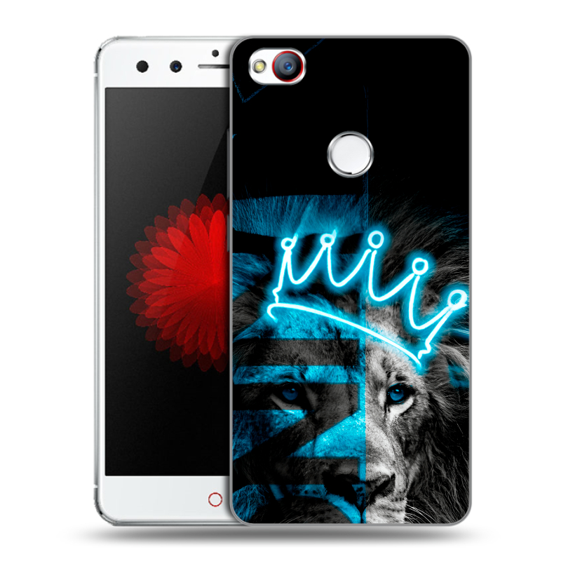 Пластиковый чехол на ZTE Nubia Z11 Mini с принтом Король лев Пластиковый чехол на ZTE Nubia Z11 Mini с принтом Король лев