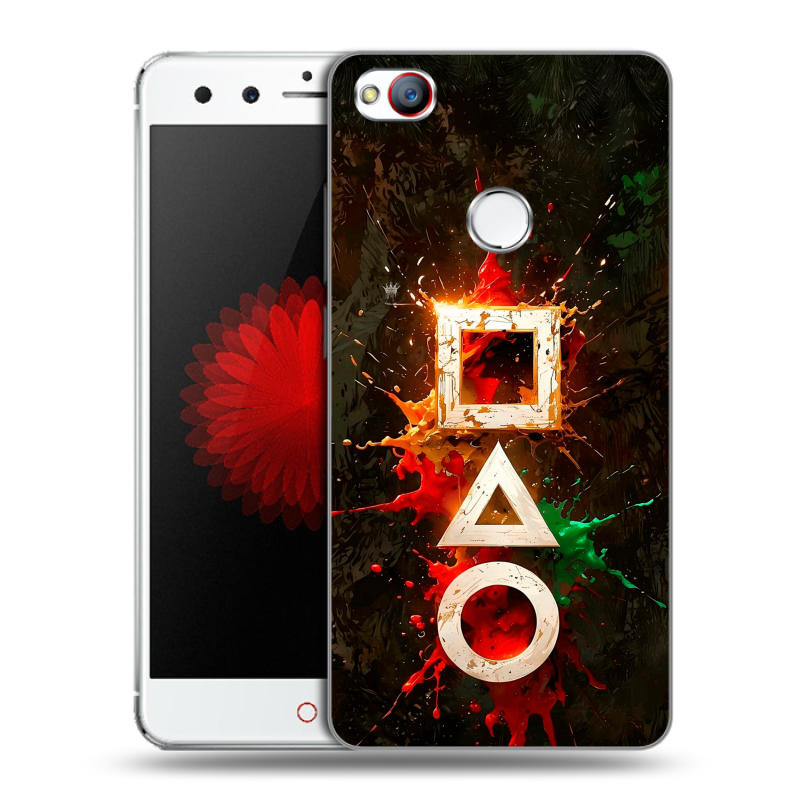 Силиконовый чехол на ZTE Nubia Z11 Mini с принтом Squid Game Игра кальмара Силиконовый чехол на ZTE Nubia Z11 Mini с принтом Squid Game Игра кальмара