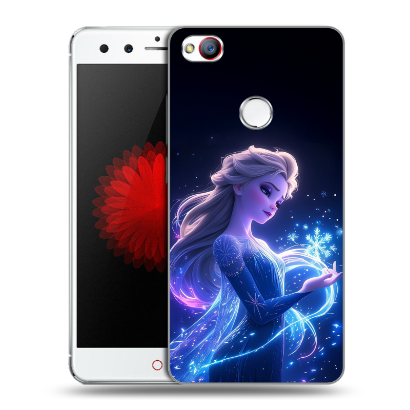 Пластиковый чехол на ZTE Nubia Z11 Mini с принтом Холодное сердце Frozen Пластиковый чехол на ZTE Nubia Z11 Mini с принтом Холодное сердце Frozen