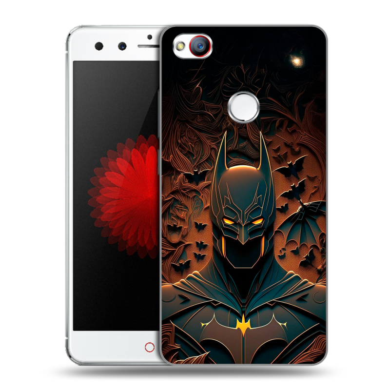 Пластиковый чехол на ZTE Nubia Z11 Mini с принтом Batman Бэтмен Пластиковый чехол на ZTE Nubia Z11 Mini с принтом Batman Бэтмен