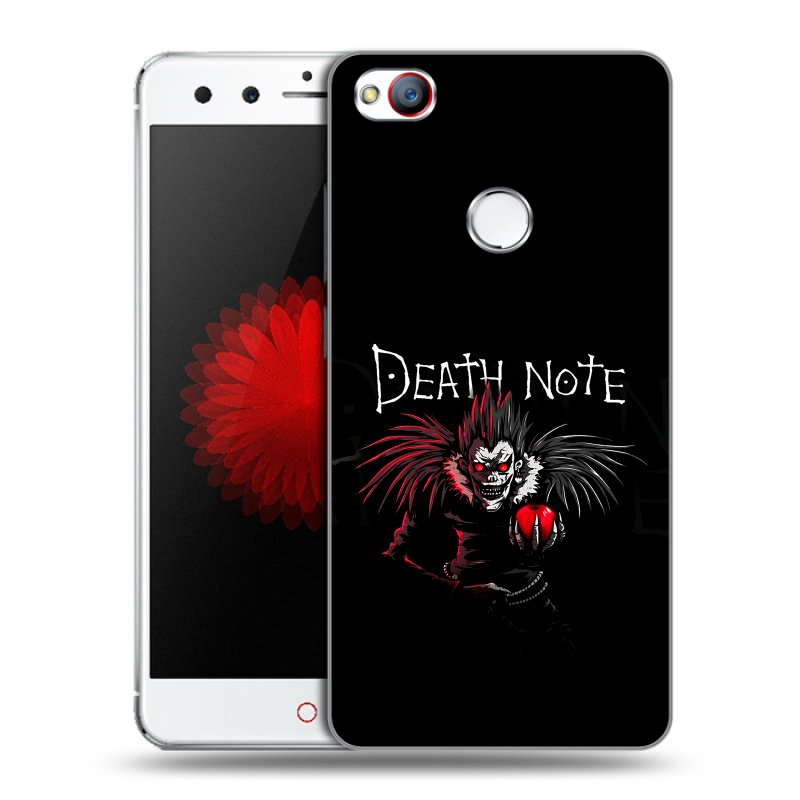 Силиконовый чехол на ZTE Nubia Z11 Mini с принтом Death note Тетрадь смерти Силиконовый чехол на ZTE Nubia Z11 Mini с принтом Death note Тетрадь смерти