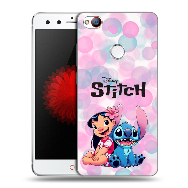 Пластиковый чехол на ZTE Nubia Z11 Mini с принтом Лило и Стич Пластиковый чехол на ZTE Nubia Z11 Mini с принтом Лило и Стич