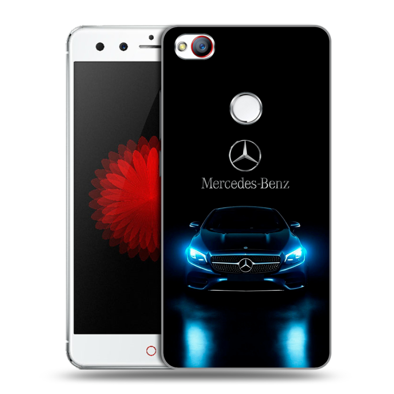 Силиконовый чехол на ZTE Nubia Z11 Mini с принтом Mercedes Мерседес Силиконовый чехол на ZTE Nubia Z11 Mini с принтом Mercedes Мерседес