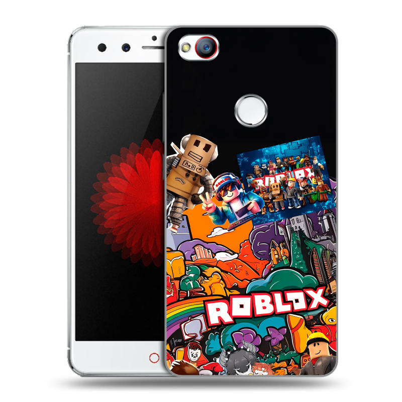 Пластиковый чехол на ZTE Nubia Z11 Mini с принтом Roblox Роблокс Пластиковый чехол на ZTE Nubia Z11 Mini с принтом Roblox Роблокс