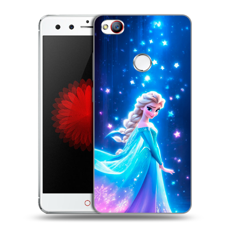Пластиковый чехол на ZTE Nubia Z11 Mini с принтом Холодное сердце Frozen Пластиковый чехол на ZTE Nubia Z11 Mini с принтом Холодное сердце Frozen