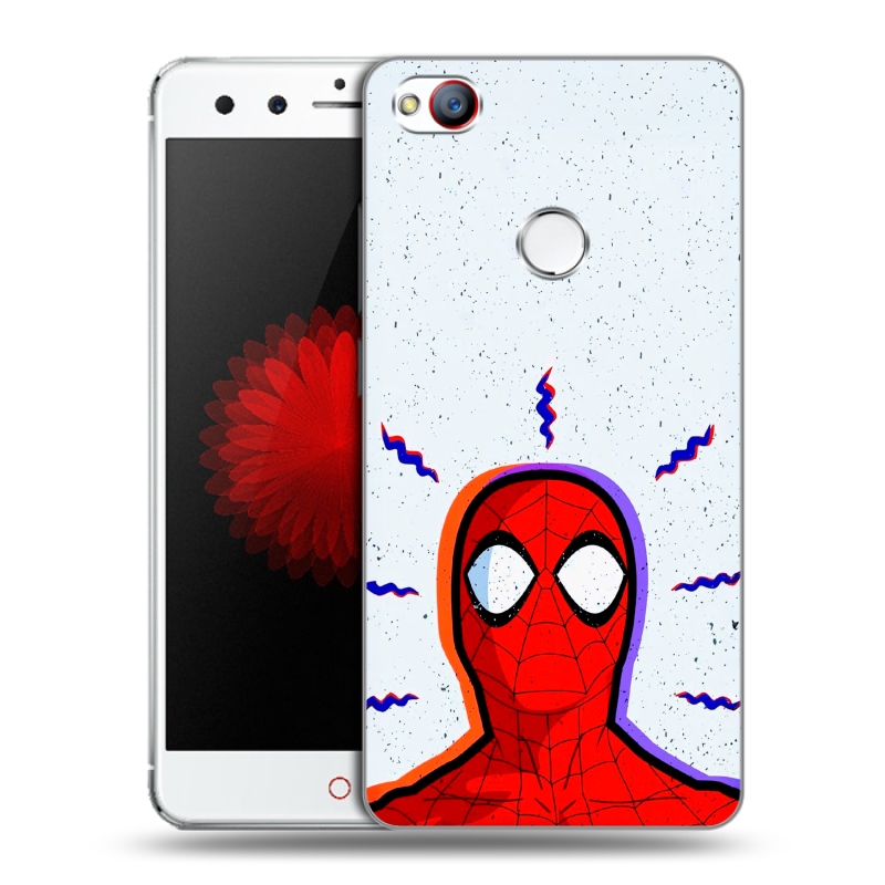 Силиконовый чехол на ZTE Nubia Z11 Mini с принтом Spiderman Человек паук Силиконовый чехол на ZTE Nubia Z11 Mini с принтом Spiderman Человек паук
