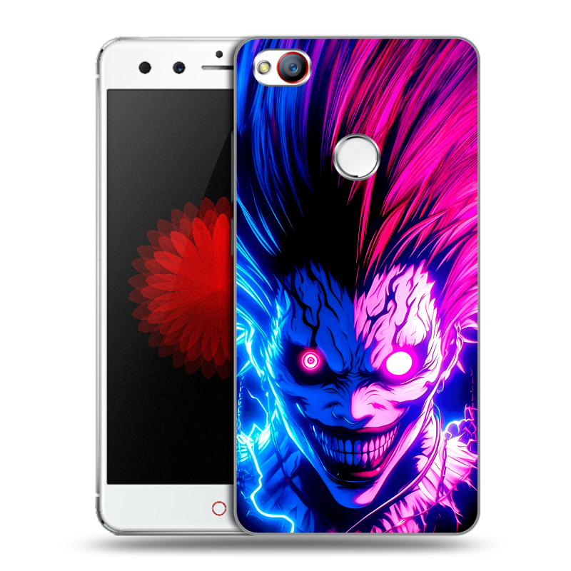 Силиконовый чехол на ZTE Nubia Z11 Mini с принтом Death note Тетрадь смерти Силиконовый чехол на ZTE Nubia Z11 Mini с принтом Death note Тетрадь смерти