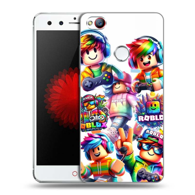 Пластиковый чехол на ZTE Nubia Z11 Mini с принтом Roblox Роблокс Пластиковый чехол на ZTE Nubia Z11 Mini с принтом Roblox Роблокс