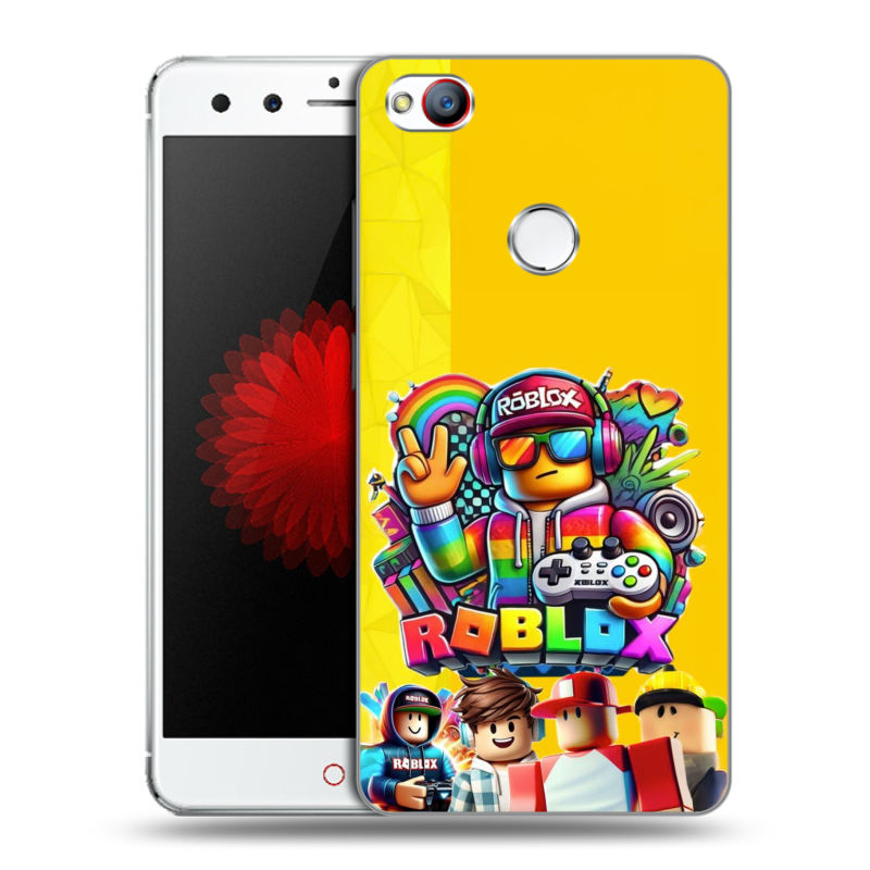 Пластиковый чехол на ZTE Nubia Z11 Mini с принтом Roblox Роблокс Пластиковый чехол на ZTE Nubia Z11 Mini с принтом Roblox Роблокс