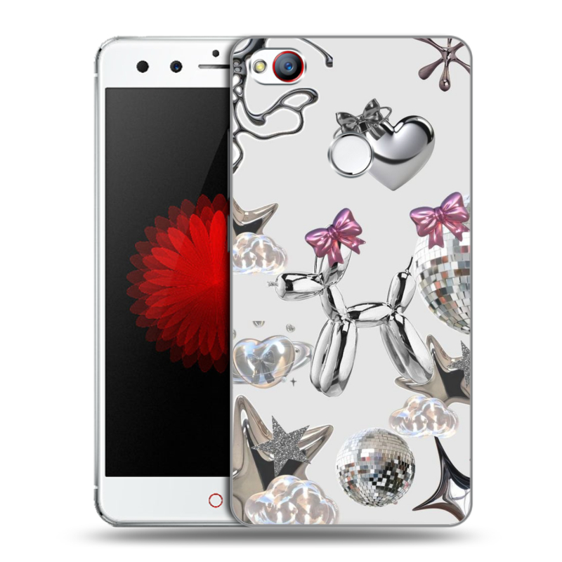 Силиконовый чехол на ZTE Nubia Z11 Mini с принтом Y2K Силиконовый чехол на ZTE Nubia Z11 Mini с принтом Y2K