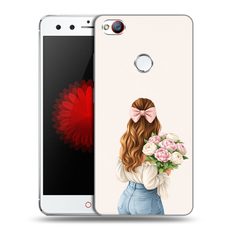 Пластиковый чехол на ZTE Nubia Z11 Mini с принтом женский Пластиковый чехол на ZTE Nubia Z11 Mini с принтом женский