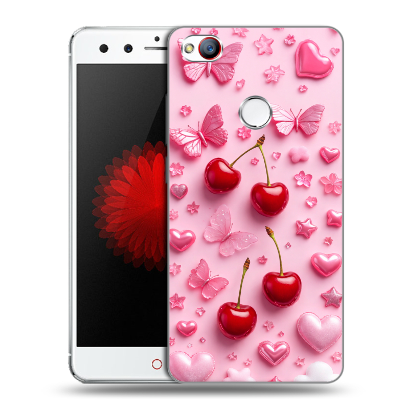 Пластиковый чехол на ZTE Nubia Z11 Mini с принтом для девочек Пластиковый чехол на ZTE Nubia Z11 Mini с принтом для девочек