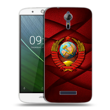 Силиконовый чехол на Acer Liquid Zest Plus с принтом Герб СССР Силиконовый чехол на Acer Liquid Zest Plus с принтом Герб СССР