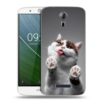 Силиконовый чехол на Acer Liquid Zest Plus с принтом Коты Силиконовый чехол на Acer Liquid Zest Plus с принтом Коты