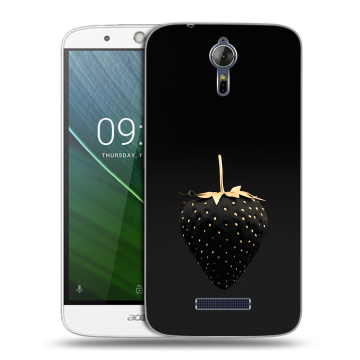Силиконовый чехол на Acer Liquid Zest Plus с принтом Черная клубника Силиконовый чехол на Acer Liquid Zest Plus с принтом Черная клубника