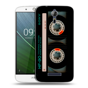 Силиконовый чехол на Acer Liquid Zest Plus с принтом Кассета Силиконовый чехол на Acer Liquid Zest Plus с принтом Кассета