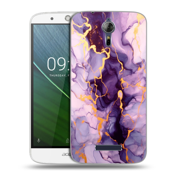 Силиконовый чехол на Acer Liquid Zest Plus с принтом Мрамор Силиконовый чехол на Acer Liquid Zest Plus с принтом Мрамор