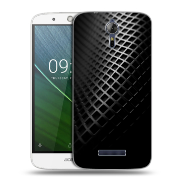 Силиконовый чехол на Acer Liquid Zest Plus с принтом Текстура металла Силиконовый чехол на Acer Liquid Zest Plus с принтом Текстура металла