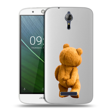 Силиконовый чехол на Acer Liquid Zest Plus с принтом Медведь Силиконовый чехол на Acer Liquid Zest Plus с принтом Медведь