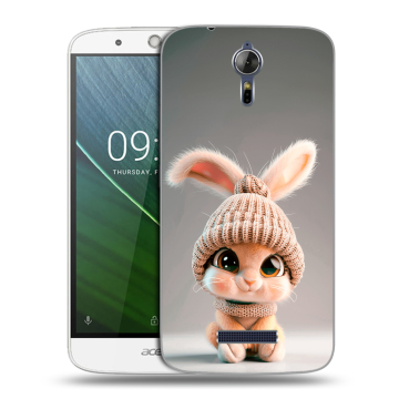 Силиконовый чехол на Acer Liquid Zest Plus с принтом Кролик Силиконовый чехол на Acer Liquid Zest Plus с принтом Кролик