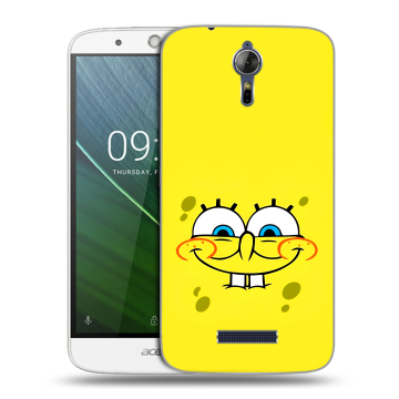 Силиконовый чехол на Acer Liquid Zest Plus с принтом спанчбоб спанч боб Силиконовый чехол на Acer Liquid Zest Plus с принтом спанчбоб спанч боб