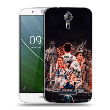 Силиконовый чехол на Acer Liquid Zest Plus с принтом Реал Роналдо Real Ronaldo Силиконовый чехол на Acer Liquid Zest Plus с принтом Реал Роналдо Real Ronaldo