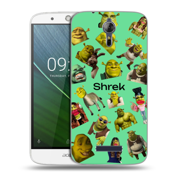 Силиконовый чехол на Acer Liquid Zest Plus с принтом Шрек Shrek