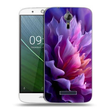 Силиконовый чехол на Acer Liquid Zest Plus с принтом женский цветы Силиконовый чехол на Acer Liquid Zest Plus с принтом женский цветы