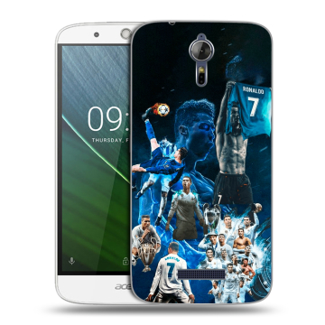 Силиконовый чехол на Acer Liquid Zest Plus с принтом Реал Роналдо Силиконовый чехол на Acer Liquid Zest Plus с принтом Реал Роналдо