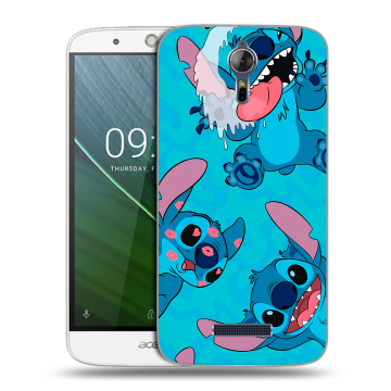 Силиконовый чехол на Acer Liquid Zest Plus с принтом Лило и Стич Силиконовый чехол на Acer Liquid Zest Plus с принтом Лило и Стич