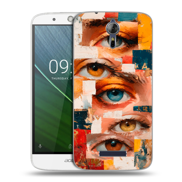 Силиконовый чехол на Acer Liquid Zest Plus с принтом Модный принт